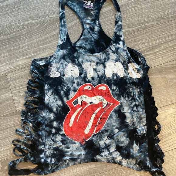 Too Fast Rat Baby Eat Me Cut Out Grunge Street Couture, size Large - Picture 4 of 11